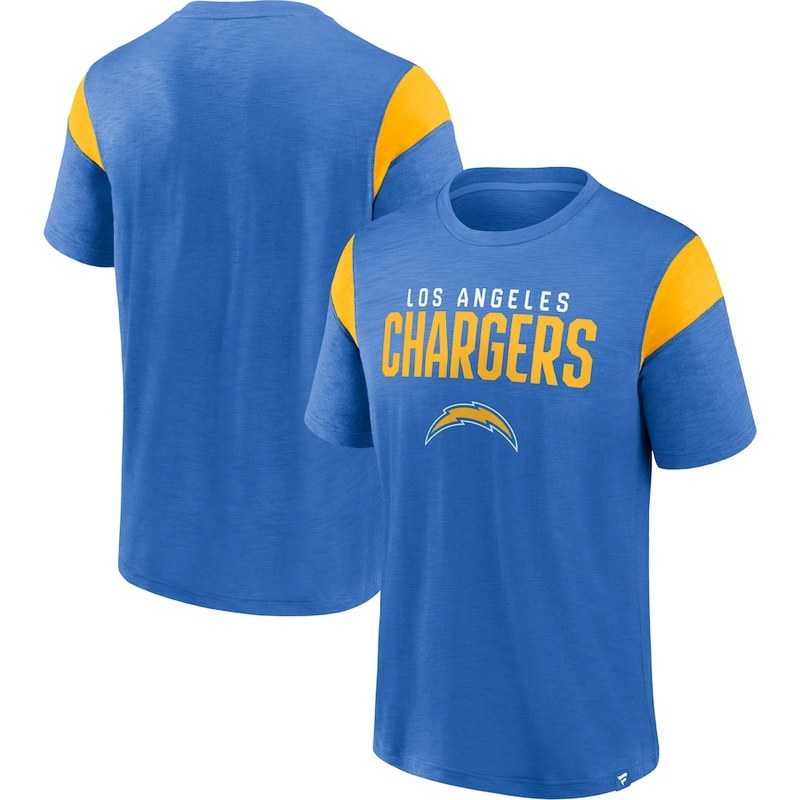 Los Angeles Chargers Fanatics Branded Powder Blue Home Stretch Team Men's T-Shirt,We sell and wholesale Los Angeles Chargers Fanatics Branded Powder Blue Home Stretch Team Men's T-Shirt on line form chian!